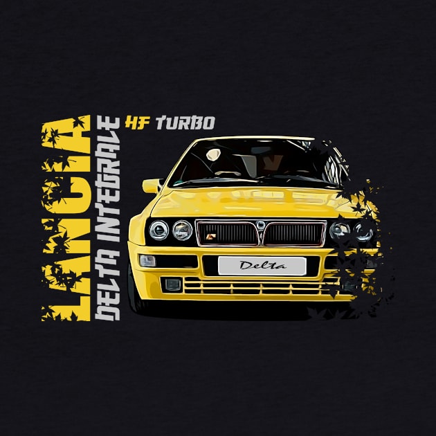 Delta Integrale HF Turbo Yellow by T-JD